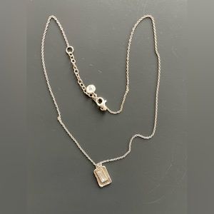 Silpada sterling silver cz necklace